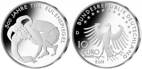 10 Euro Münze Eulenspiegel