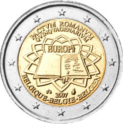 2 Euro Römische Verträge Belgien