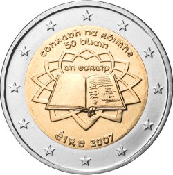 2 Euro Römische Verträge Irland