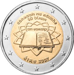 2 Euro Römische Verträge Irland