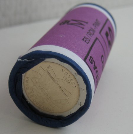 2 Euro Rolle Römische Verträge Spanien