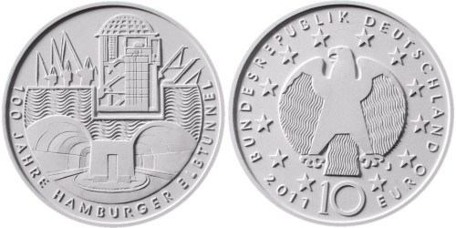 3. Platz - 10 Euro Elbtunnel