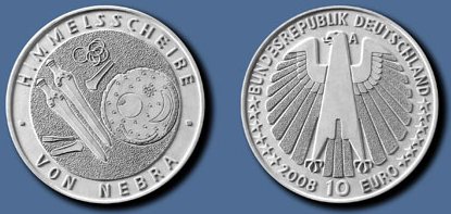 4. Platz Gedenkmünze Himmelsscheibe