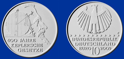 deutschland-10-euro-kepler-1-2009 Siegerentwurf 10 Euro Münze Kepler