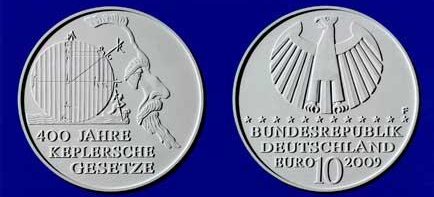Entwurf: 10 Euro Münze Kepler