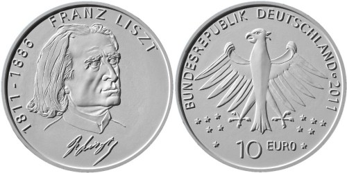 2. Platz 10 Euro Liszt 2011