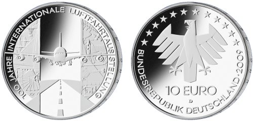 deutschland-10-euro-luftfahrtausstellung-2009 Entwurf 10 Euro Luftfahrtausstellung