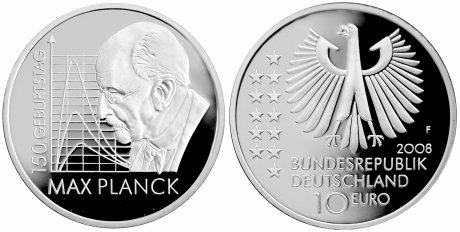 10 Euro Max Planck Gedenkmünze