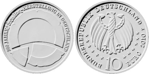 10 Euro Münze Porzellan 2010