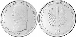 10 Euro Schumann - Platz 3