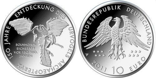 deutschland-10-euro-urvogel-1-2011 10 Euro Münze Urvogel 2011