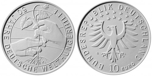 3. Platz - 10 Euro Münze Welthungerhilfe