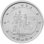 2 Euro Münze Bayern 2012