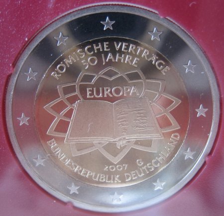 2 Euro Römische Verträge Deutschland