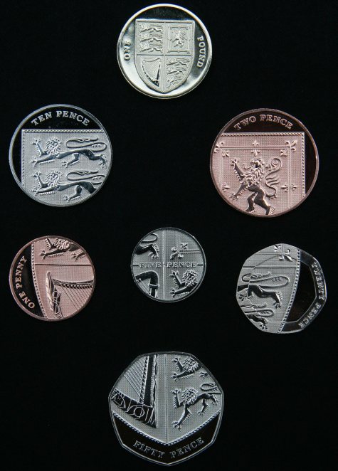 Neue Münzen in Großbritannien