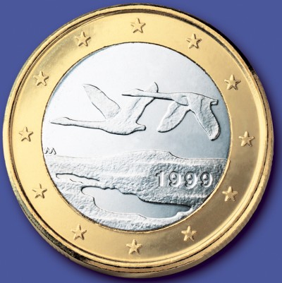 1 Euro Münze Finnland 1999