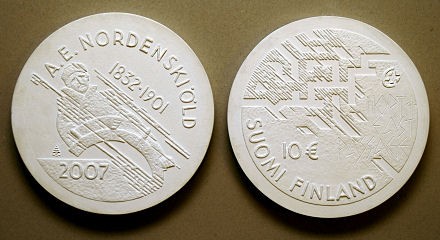 10 Euro Gedenkmünze Finnland Nordenkiöld 2007