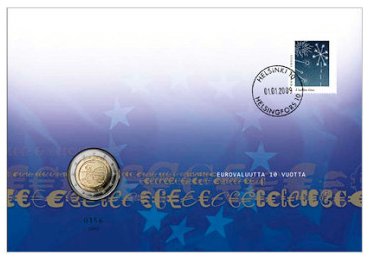 finnland-2-euro-numisbrief-2009 2 Euro 2009 Numisbrief Rahapaja Finnland