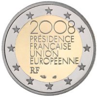 2 Euro Gedenkmünze Frankreich 2008