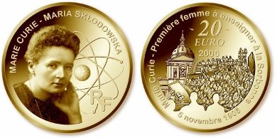 20 Euro Goldmünze Marie Curie - Frankreich 2006 20 Euro Goldmünze Marie Curie - Frankreich 2006