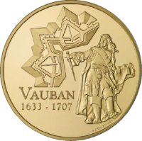 Goldmünze Vauban Frankreich 2007