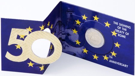 2 Euro Blister Römische Verträge aus Irland