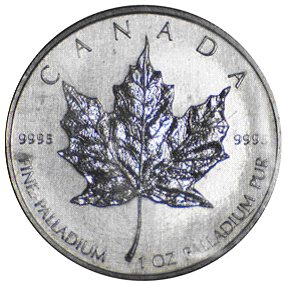 Maple Leaf Palladiummünze Maple Leaf Palladiummünze