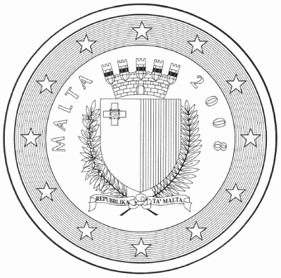 10-, 20- und 50 Cent Münzen Malta 10-, 20- und 50 Cent Münzen Malta
