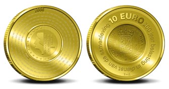 10 Euro Münze Niederlande 2006 - Finanzverwaltung 10 Euro Münze Niederlande 2006 - Finanzverwaltung