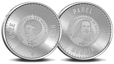 5 Euro Gedenkmünze Niederlande Ruyter 2007