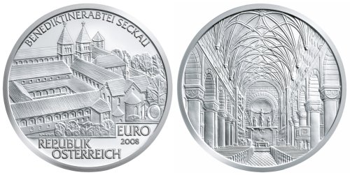 10 Euro Münze Abtei Seckau