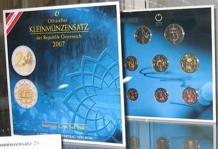 Kursmünzensatz Österreich 2007