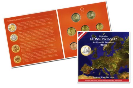 Kursmünzensatz Österreich 2008 Kursmünzensatz Österreich 2008
