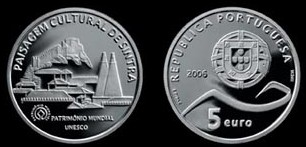 5 Euro Münze Sintra Portugal 2006