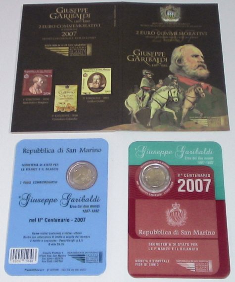2 Euro Blister San Marino 2007 2 Euro Blister San Marino 2007