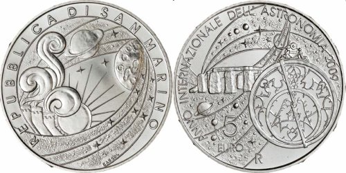 5 Euro Münze Jahr der Astronomie