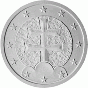 1 -und 2 Euro Münzen Slowakei