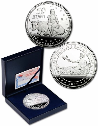 50 Euro Silbermünze 