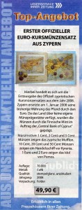 Münzangebot aus der Tageszeitung