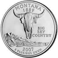 State Quarter Montana 2007