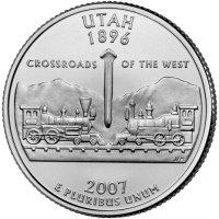 State Quarter Utah 2007