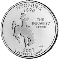 State Quarter Wyoming 2007