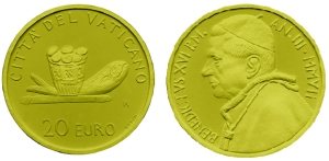 Gedenkmünze Eucharistie Vatikan