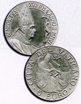 5 Euro Gedenkmünze Vatikan 2006