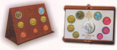 Vatikan Kursmünzensätze 2008 Vatikan Kursmünzensätze 2008