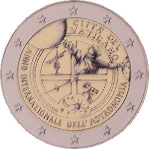 Vatikan 2 Euro Münze 2009