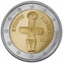 1 und 2 Euro Münze Zypern