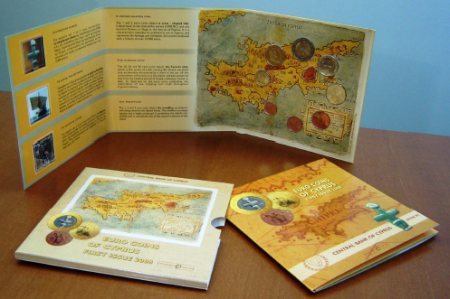 erster Euro-Kursmünzensatz aus Zypern